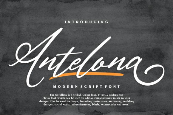 Antelona Script: A Modern Typeface for Elegant Design
