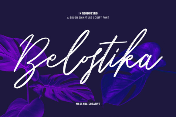 Belostika Script: A Premium Font for Elegant Campaigns