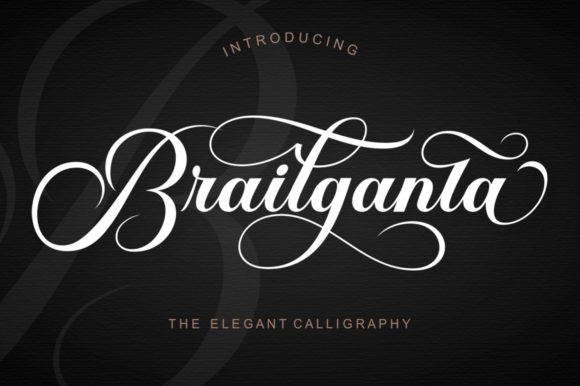 Brailganta Script: A Delicate and Stylish Typeface for Branding