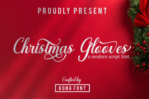 Christmas Glooves: The Playful Script Font for Modern Editorial Design