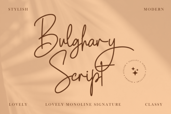 Discover Bulghary Script: A Delicate Font for Elegant Branding