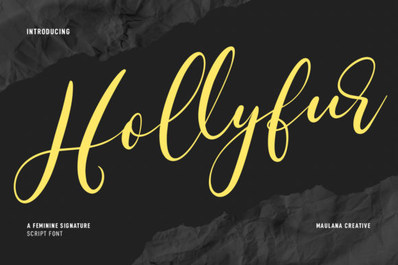 Discovering Hollyfur Script: A Perfect Font for Editorial Charm
