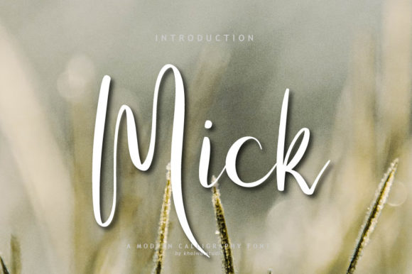Discovering Mick Script: A Handwritten Font for Branding