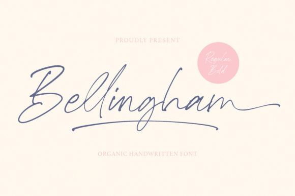 Elevate Your Brand with Bellingham Script: A Handwritten Font for Small Businesses