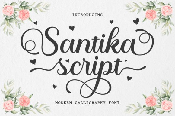 Elevate Your Handmade Creations with Santika Script Font