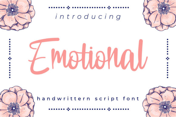 Emotional Script: A Graceful Typeface for Web Design