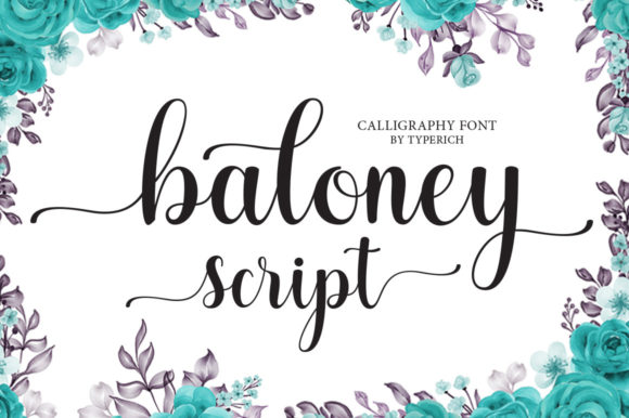 Enhance Your Brand with Baloney Script Font