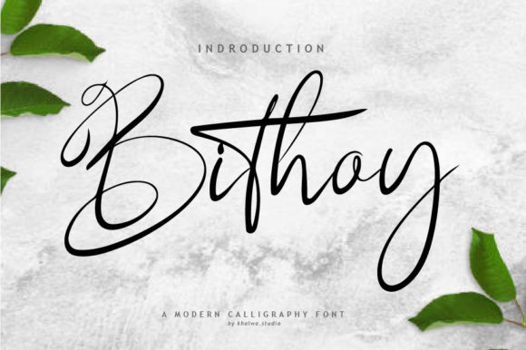 Enhance Your Brand with Bithoy Script Font