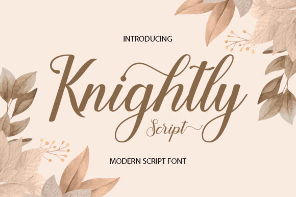 Enhance Your Brand with Knightly Script Font