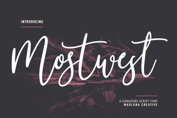 Enhance Your Brand with Mostwest Script Font
