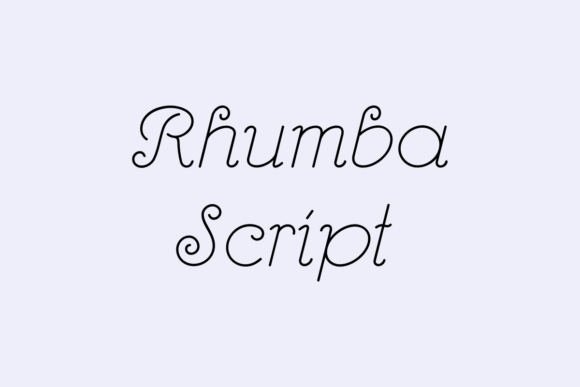 Enhance Your Brand with Rhumba Script Font