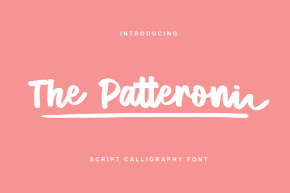 Enhance Your Brand with The Patteroni Script Font