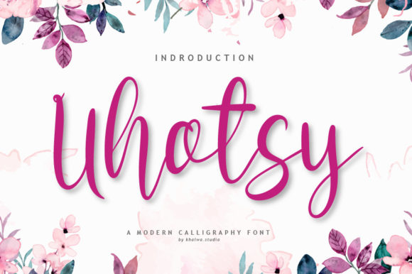 Enhance Your Brand with Uhotsy Script Font