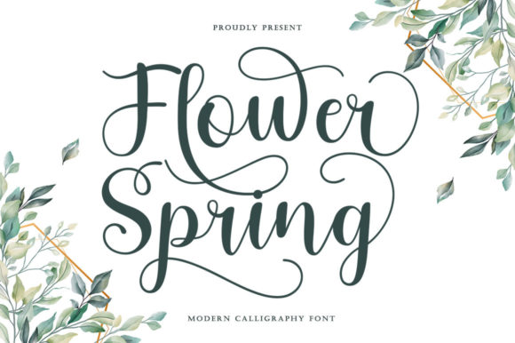 Flower Spring Font: A Maker's Elegant Typography Tool
