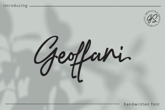 Geoffani Script: A Font for Stylish and Authentic Editorial Design