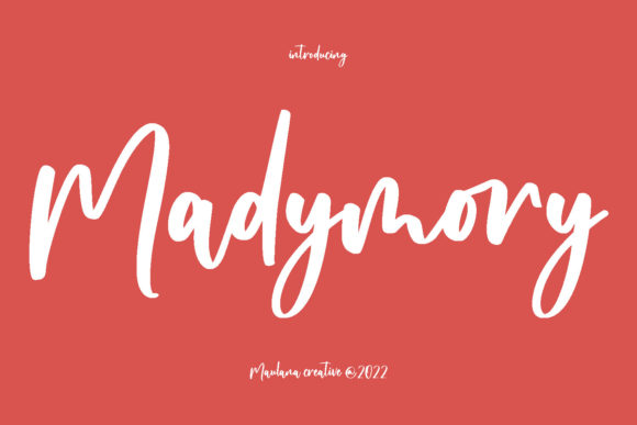Madymory Script: A Modern Typeface for Editorial Design