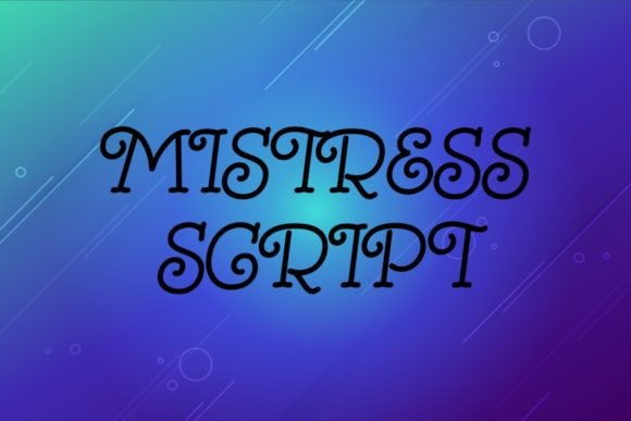 Mastering Brand Elegance with Mistress Script Font