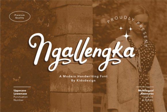 Ngallengka Script: A Versatile Font for Creative Projects