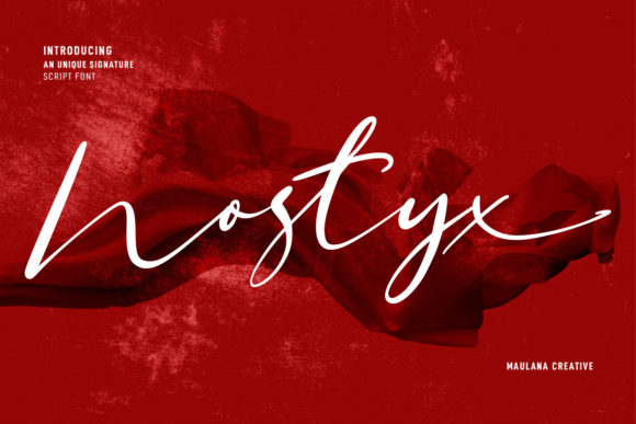 Nostyx Script: A Premium Font for Creative Projects