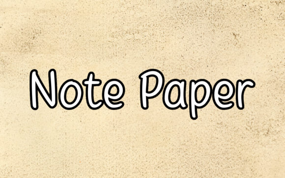 Note Paper: The Creative Handwritten Font for Makers and Sellers
