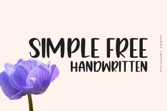 Simple Free: A Playful Handwritten Font for Web Design