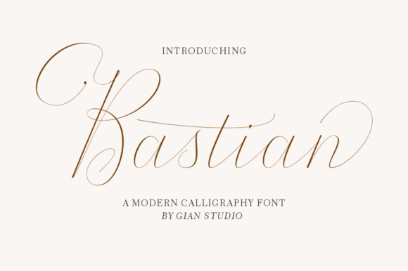 The Bastian Script: A Premium Font for Elegant Campaigns