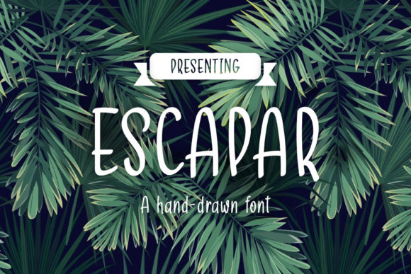 The Escapar Typeface: A Script Font for Editorial Personality