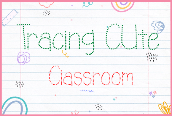 Tracing Cute: A Charming Font for Editorial Design