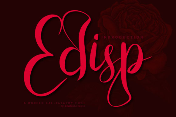 Transform Your Brand with Edisp Script Font
