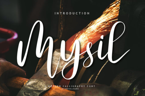 Transform Your Brand with Mysil Script Font