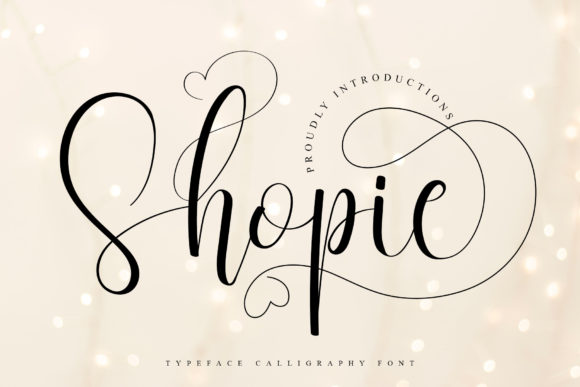 Transform Your Brand with Shopie Script Font