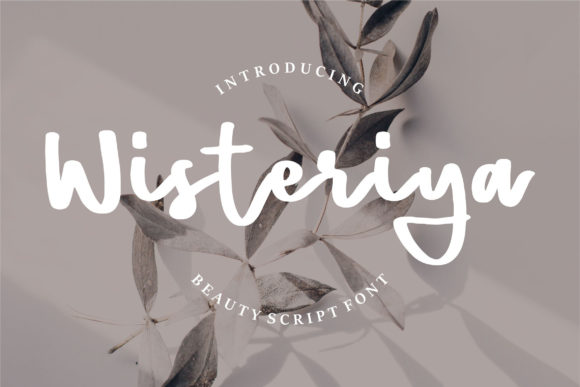 Wisteriya Script: A Beautiful Calligraphy Font for Web Design