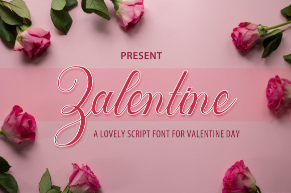 Zalentine Script: A Romantic and Elegant Typeface for Editorial Design
